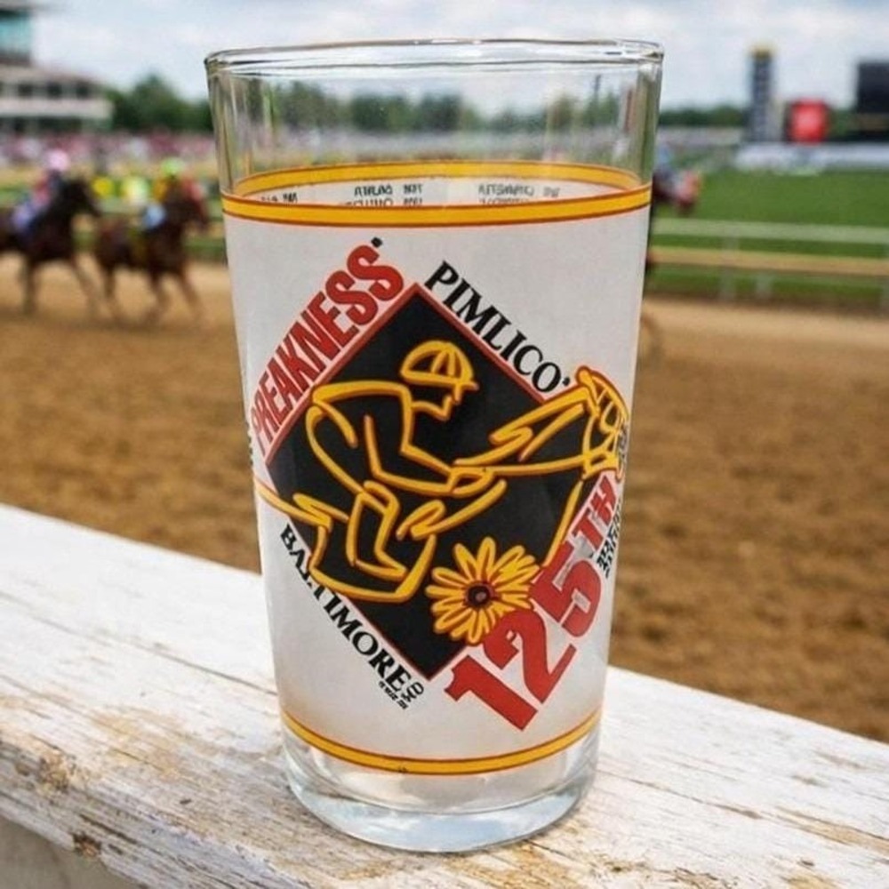 Preakness Stakes Glass 125th Running Libbey Horse Racing 2000 - Picture 1 of 6